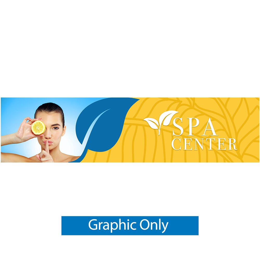 EZ Tube 30ft Straight — Double Sided Graphic Only